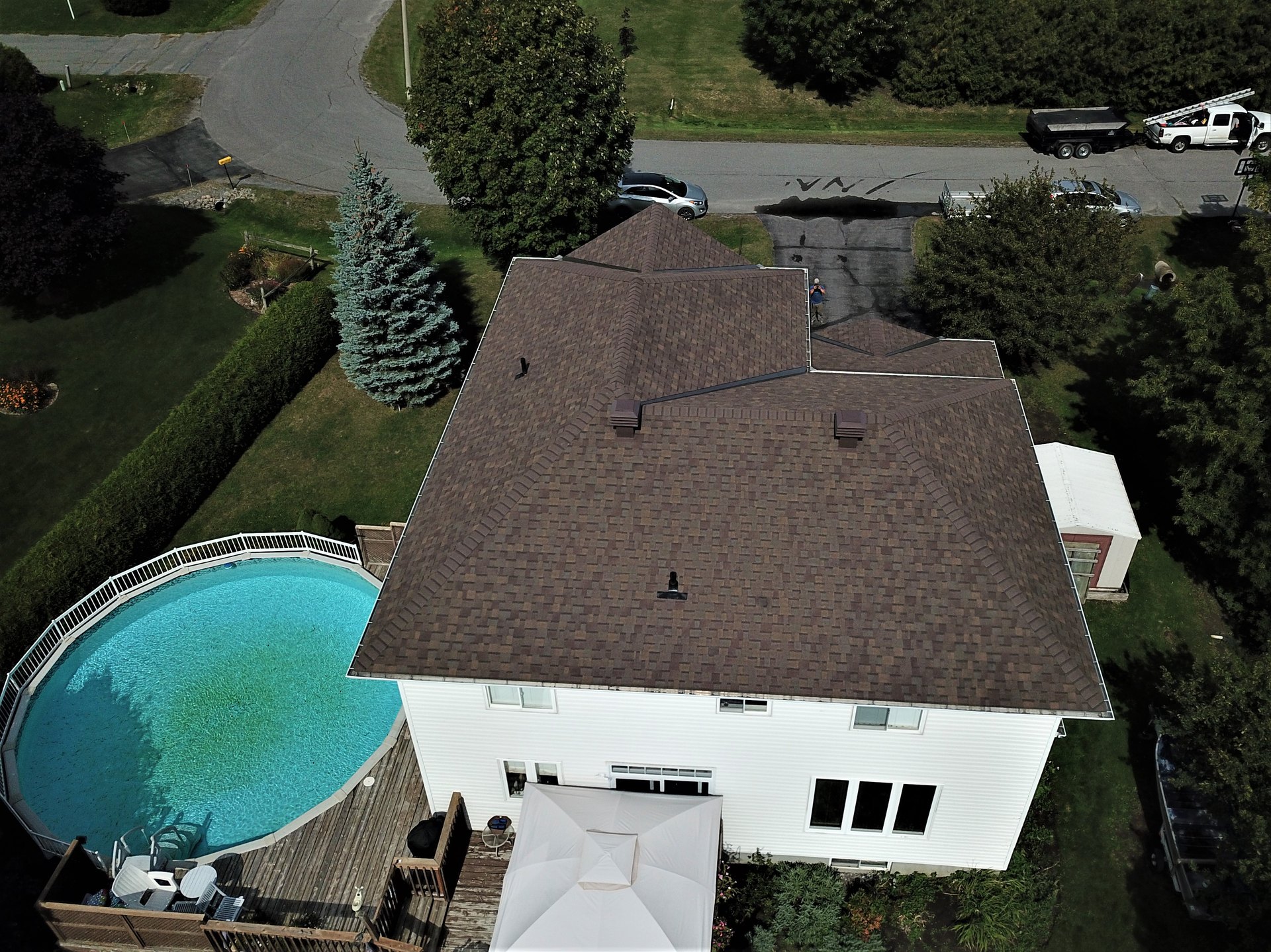 Teak asphalt shingle roof from the original Rob's Quality Roofing gallery — project 4