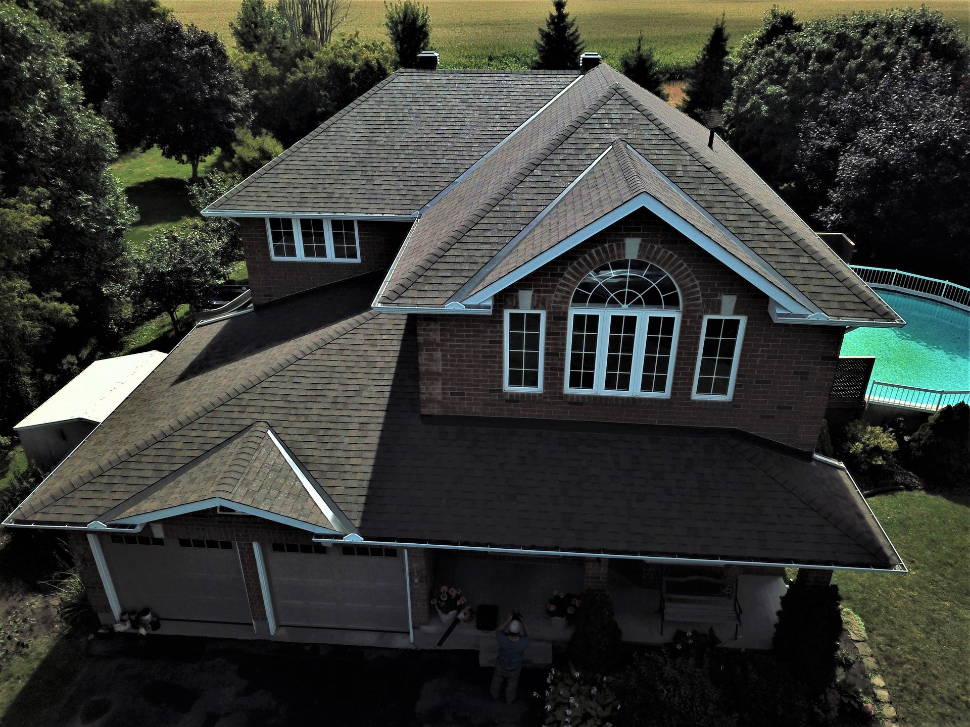 Teak asphalt shingle roof from the original Rob's Quality Roofing gallery — project 5